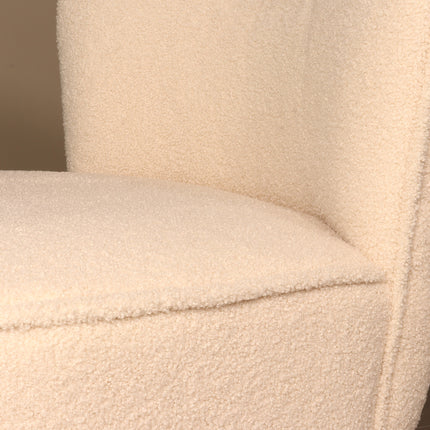 Fauteuil zitbank 1 persoons Teddy beige stoel