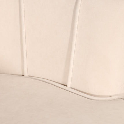 Fauteuil Belle creme velvet