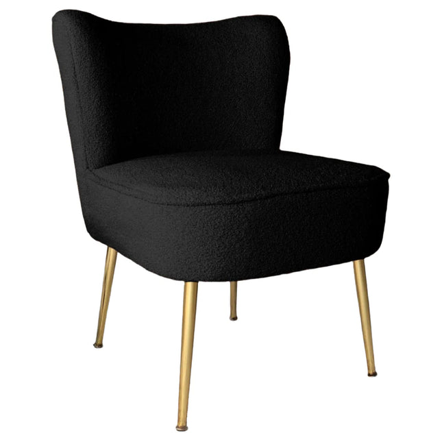 Fauteuil Teddy zwart