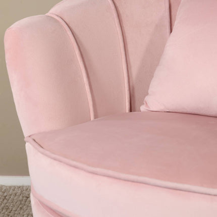 Tweedekans model: Fauteuil Belle roze velvet