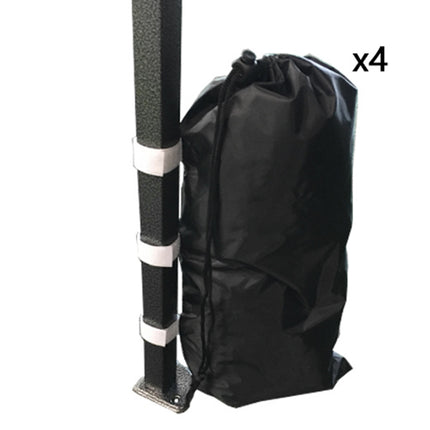 Easy up 3x4,5m zwart zonder zijwanden