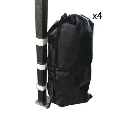 Easy up 2x2m wit met zijwanden