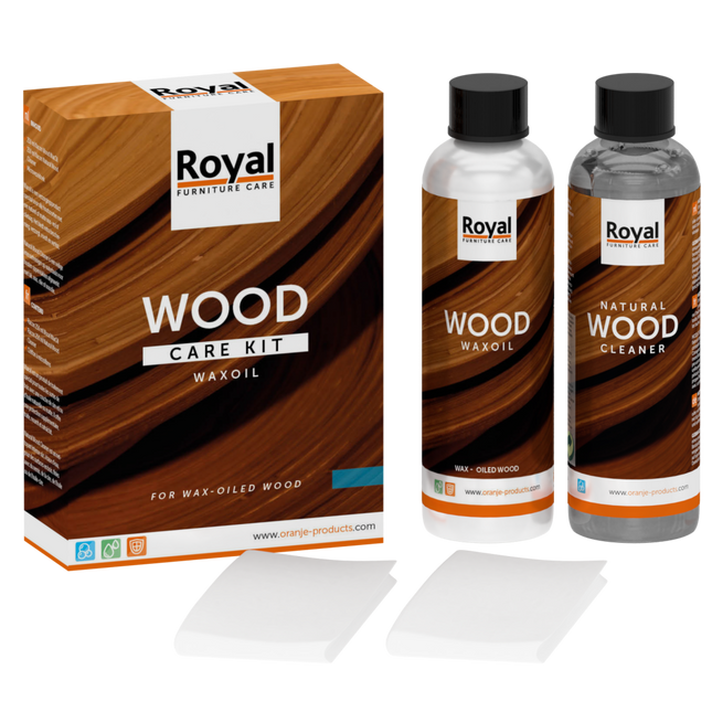 Wood care kit wasolie 2 x 250ml