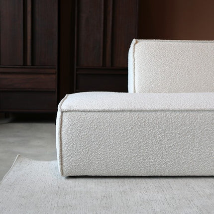 Hoekbank Enzo naturel loungebank 280cm polyester bankstel rechts