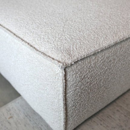 Hoekbank Enzo naturel polyester 280cm links
