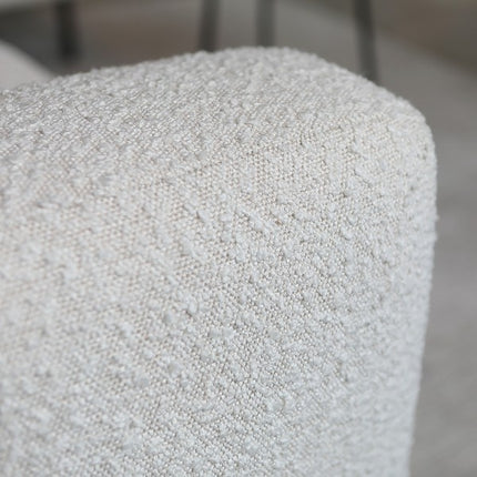 Hoekbank Oreo naturel polyester 275cm rechts