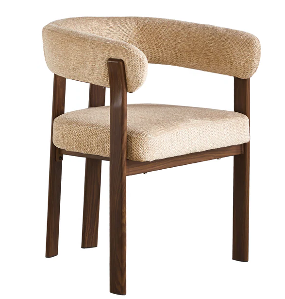 SET DEAL 6 stuks: Eetkamerstoel Japandi bruin Tammy walnoot