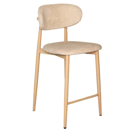 Barkruk Japandi bruin Reika lichtbruin