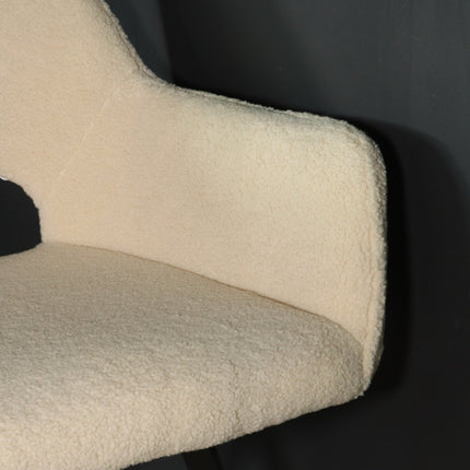 SET DEAL: 6 stuks Eetkamerstoel Joeri beige teddy eetstoel design