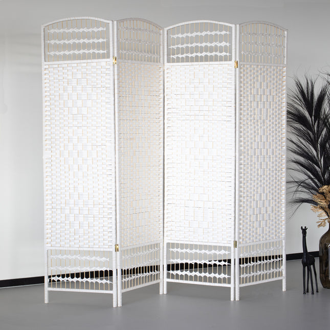 Kamerscherm Darcio wit 200cm
