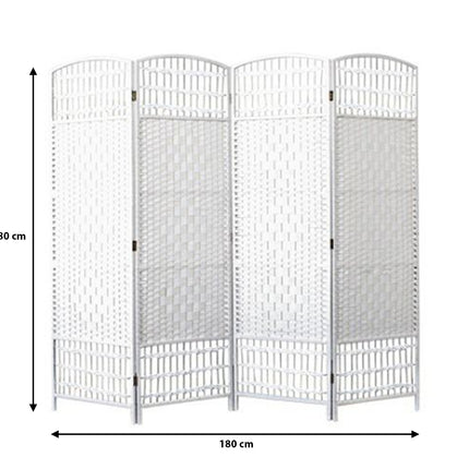 Kamerscherm Darcio wit 200cm