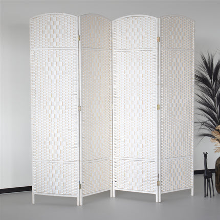 Kamerscherm Lola wit 200cm
