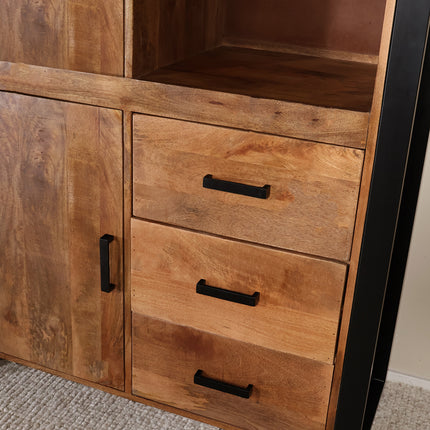 Mangohout kast 150cm bruin Dex