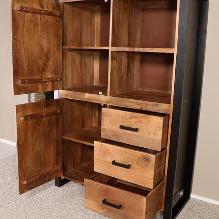 Mangohout kast 150cm bruin Dex