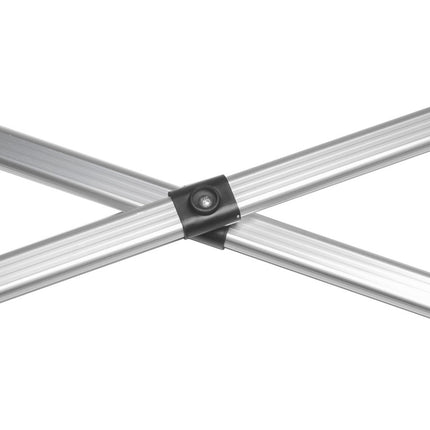 Easy up 3x4,5m zwart 40mm met zijwanden