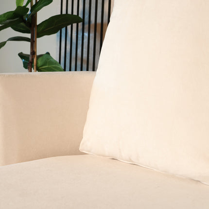 Loveseat draaibaar velvet creme