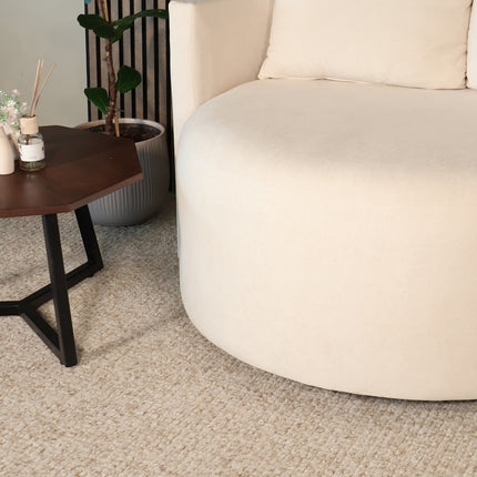 Loveseat draaibaar velvet creme