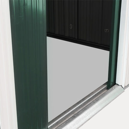 Metalen tuinhuis 4,3m³ groen