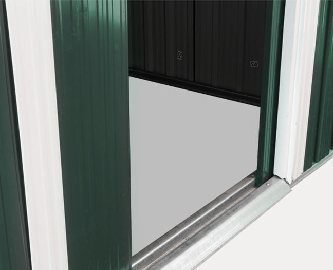 Metalen tuinhuis 4,3m³ groen