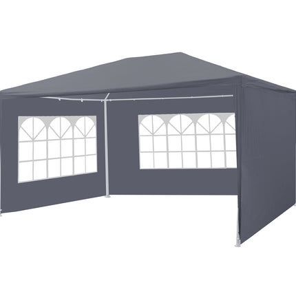 Partytent donkergrijs 3x4m budget