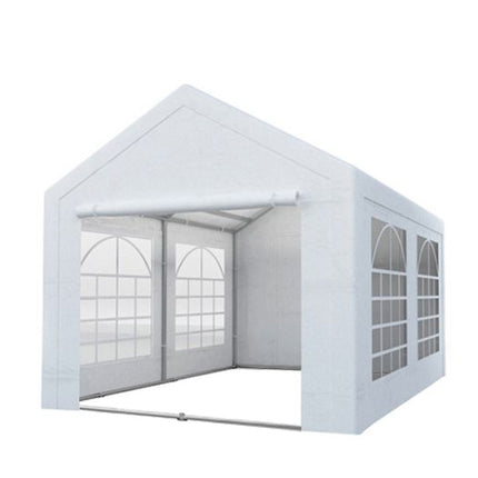 Partytent wit pvc met grondframe 3x4m