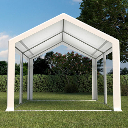 Partytent wit pvc met grondframe 3x4m