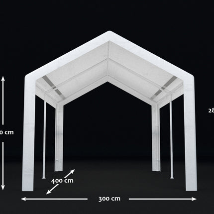 Partytent grijs semi professioneel 3x4m