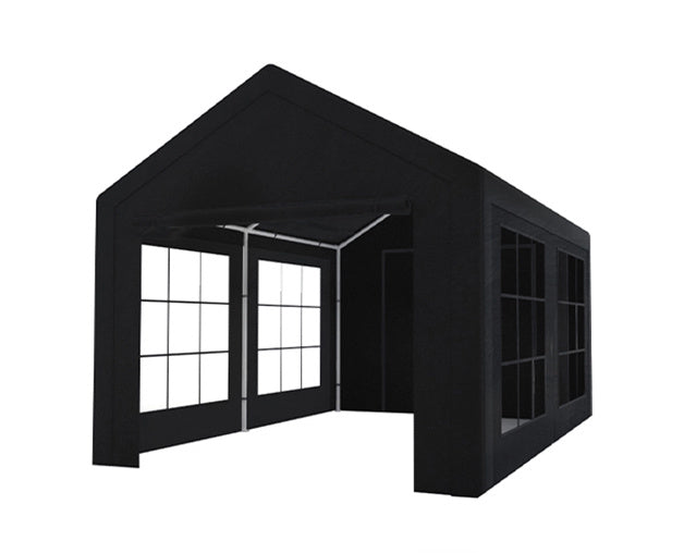 Partytent zwart semi professioneel 3x4m