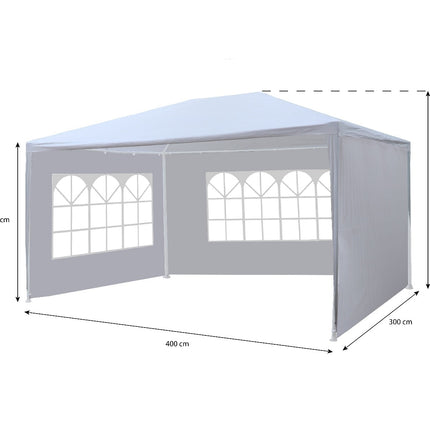 Partytent wit 3x4m budget