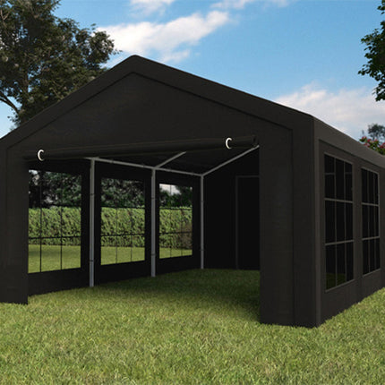 Partytent zwart semi professioneel 4x6m