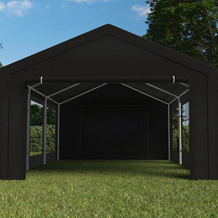 Partytent zwart semi professioneel 4x6m