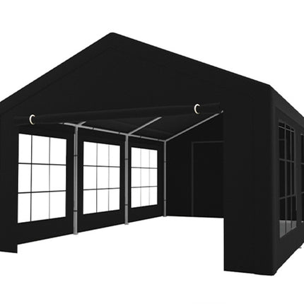 Partytent zwart semi professioneel 4x6m