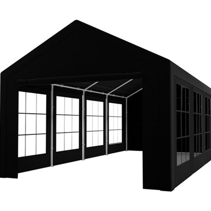 Partytent zwart semi professioneel 4x8m