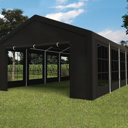 Partytent zwart semi professioneel 5x10m