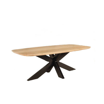 Salontafel deens ovaal mangohout 130cm lichtbruin Livy