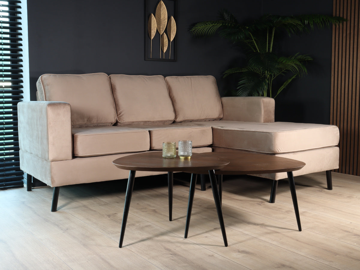 Salontafel Nubi Set van 2 - Bruin van Livingfurn kopen Salontafel Nubi Set van 2 - Bruin van Livingfurn kopen