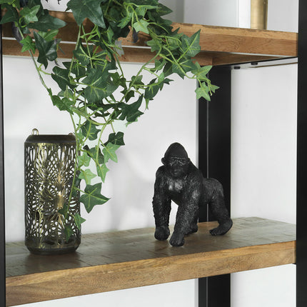 Zwart ornament Gorilla decoratief beeld