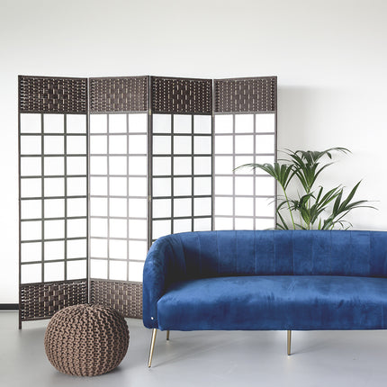 Kamerscherm Luna geblokt 200cm