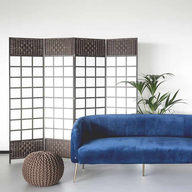 Kamerscherm Luna geblokt 200cm