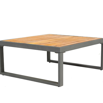 Loungetafel aluminium en acaciahout Darcio tuintafel