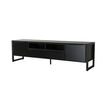 Tv meubel melamine Madison zwart 185cm