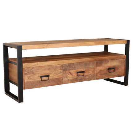 Tv meubel bruin mangohout 150cm Ilse