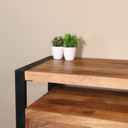 Tv meubel bruin mangohout 150cm Ilse