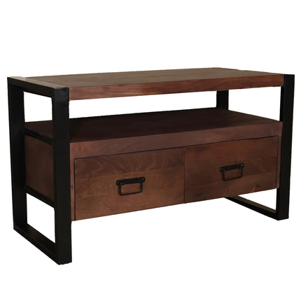 Tv meubel walnoot mangohout 100cm Ilse