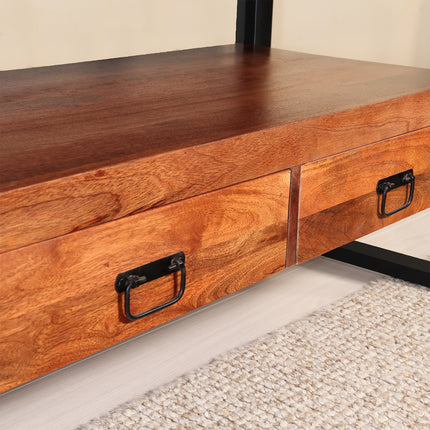 Tv meubel bruin mangohout 150cm Linde