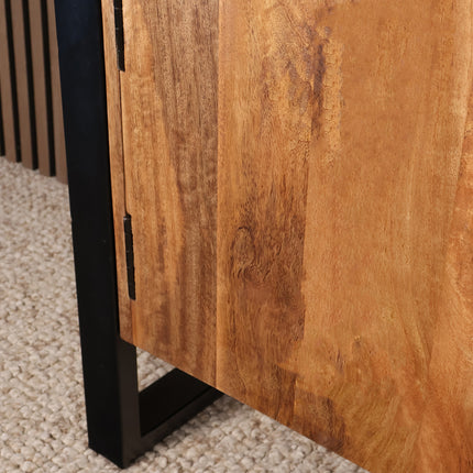 Tv meubel bruin mangohout 135cm Robin