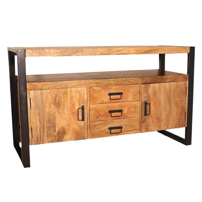 Tv meubel bruin mangohout 135cm Robin