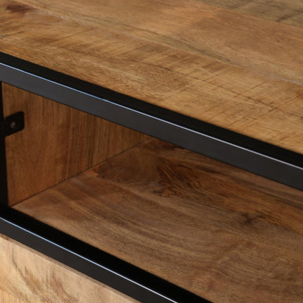 Tv meubel visgraat lichtbruin mangohout 180cm Danae