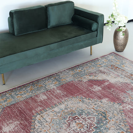 Vloerkleed rood 200x350cm