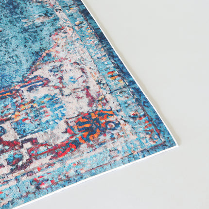 Vloerkleed vintage 200x300cm blauw perzisch oosters tapijt